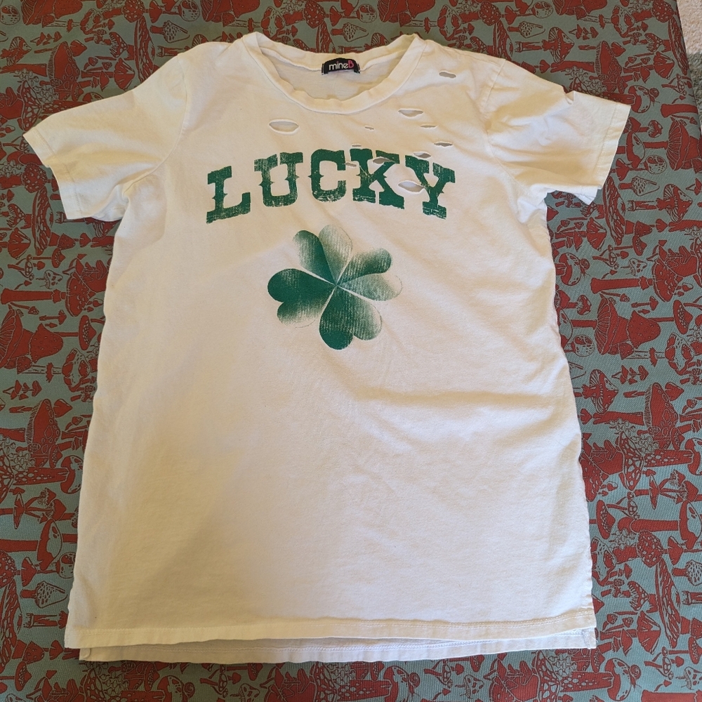 St.Pats Shirt. Distressed Style.